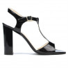 Women sandals 1258 patent black