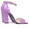 Women sandals 1259 patent light purple