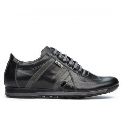 Men sport shoes 711 black+gray