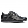 Men sport shoes 711 black+gray