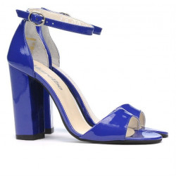 Women sandals 1259 patent blue