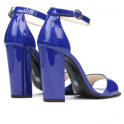 Women sandals 1259 patent blue