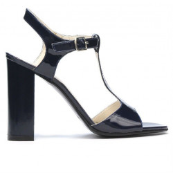 Women sandals 1258 patent indigo