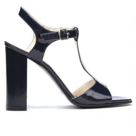 Women sandals 1258 patent indigo