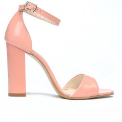 Women sandals 1259 patent pink