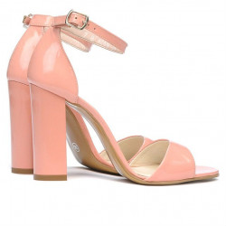 Women sandals 1259 patent pink