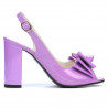 Women sandals 1256 patent light purple
