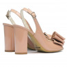 Women sandals 1256 patent nude