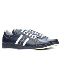 Men sport shoes 959 indigo+white