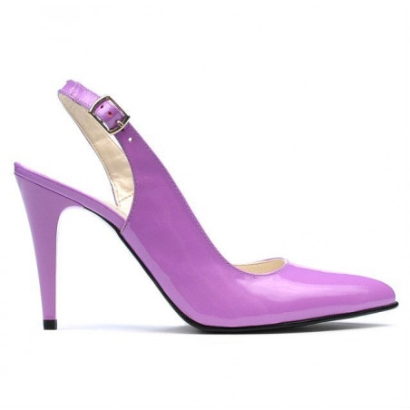 Women sandals 1249 patent purple