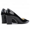 Women stylish, elegant shoes 1253 patent black