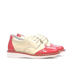 Small children shoes 60c patent pink+beige
