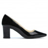 Women stylish, elegant shoes 1253 patent black