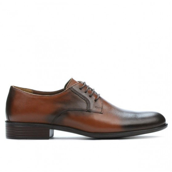  Men stylish, elegant shoes 837 a brown