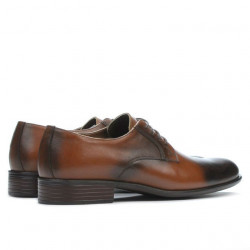  Men stylish, elegant shoes 837 a brown