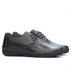 Women loafers, moccasins 672s black