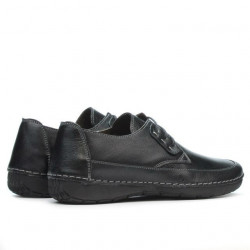 Women loafers, moccasins 672s black