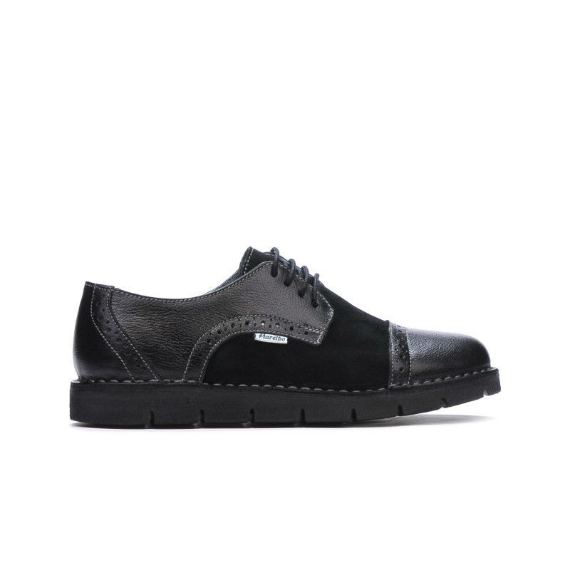 Women casual shoes 7001-1 black combined