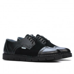 Women casual shoes 7001-1 black combined