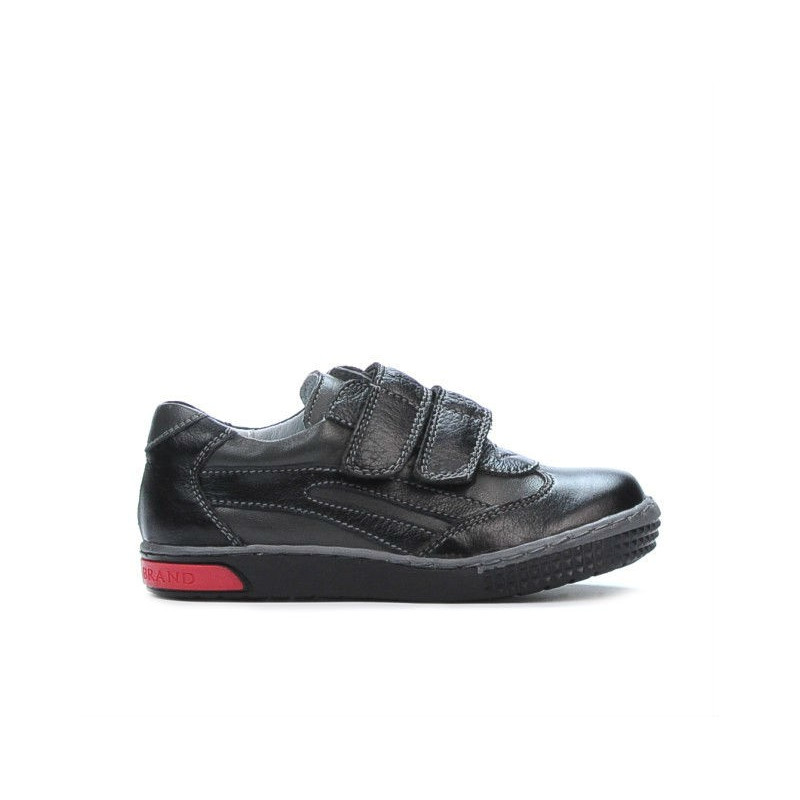Small children shoes 16-1c black+gray