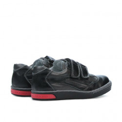 Small children shoes 16-1c black+gray