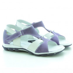 Small children sandals 09c purple+white