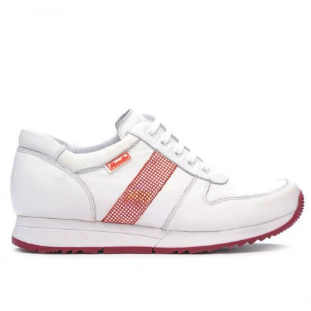 Women sport shoes 679 white+red