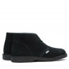 Women boots 7100-1 black velour