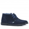 Women boots 7100-1 indigo velour