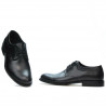Men stylish, elegant shoes 839 black