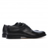 Men stylish, elegant shoes 839 black