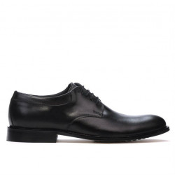 Men stylish, elegant shoes 839 black