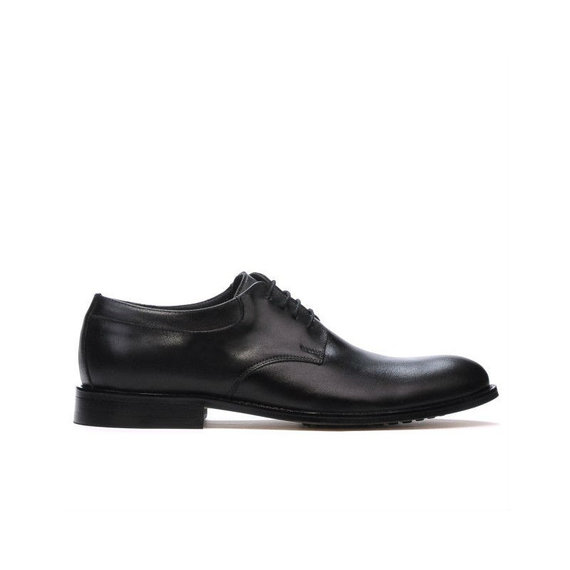 Men stylish, elegant shoes 839 black