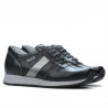 Women sport shoes 679 black+silver