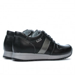 Women sport shoes 679 black+silver