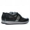 Women sport shoes 679 black+silver