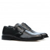 Men stylish, elegant shoes 840 black