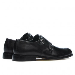 Men stylish, elegant shoes 840 black