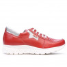 Women sport shoes 680 red combined