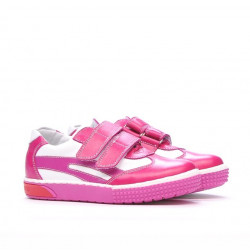 Small children shoes 16-1c pink+white