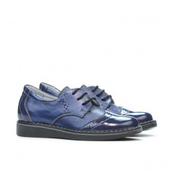 Small children shoes 60c patent indigo combined