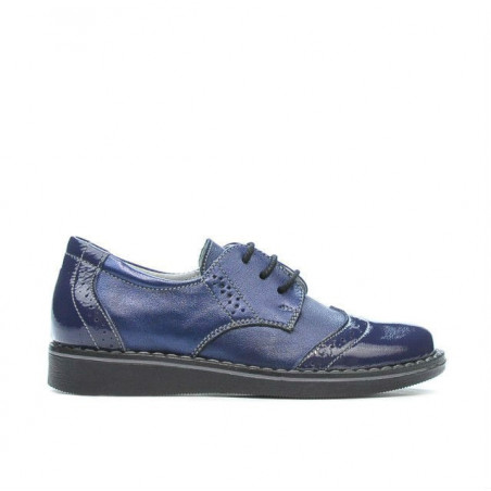 Small children shoes 60c patent indigo combined