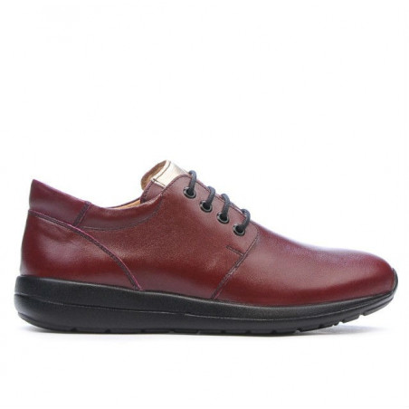 Teenagers stylish, elegant shoes 399 bordo