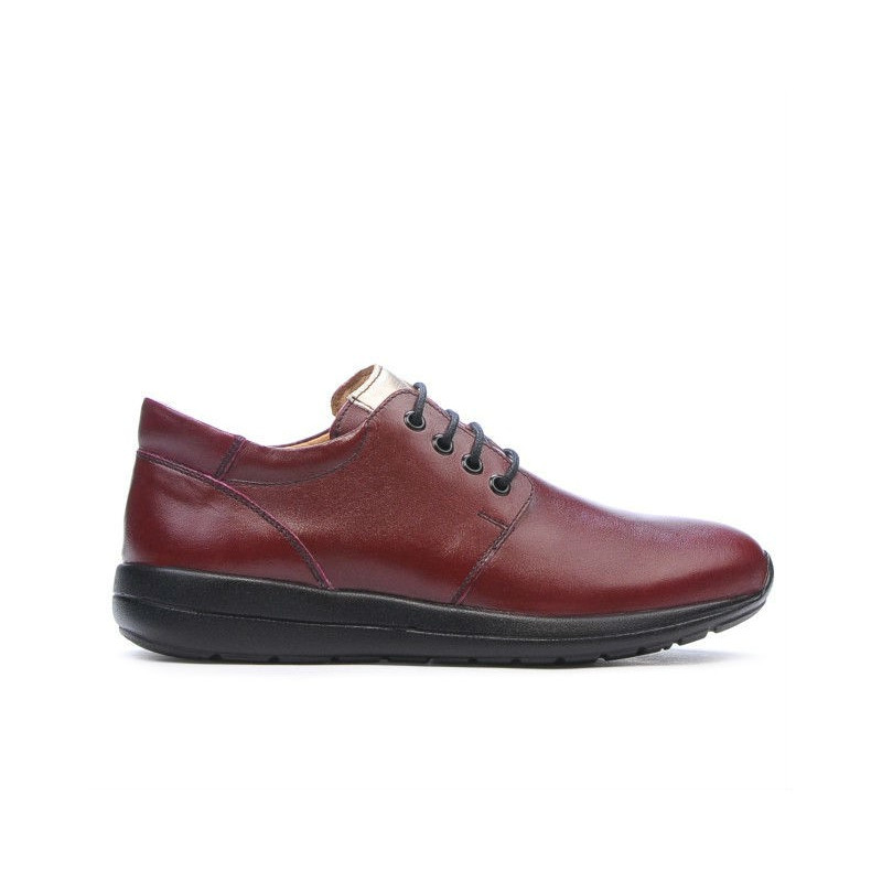 Teenagers stylish, elegant shoes 399 bordo