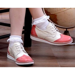 Small children shoes 60c patent pink+beige