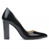 Women stylish, elegant shoes 1261 patent black