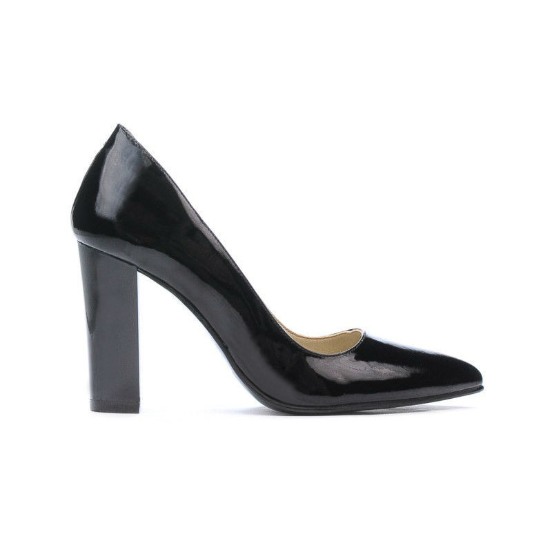 Women stylish, elegant shoes 1261 patent black