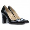 Women stylish, elegant shoes 1261 patent black