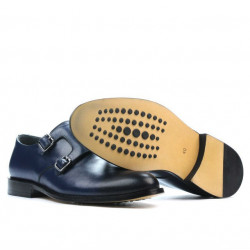 Men stylish, elegant shoes 840 a indigo