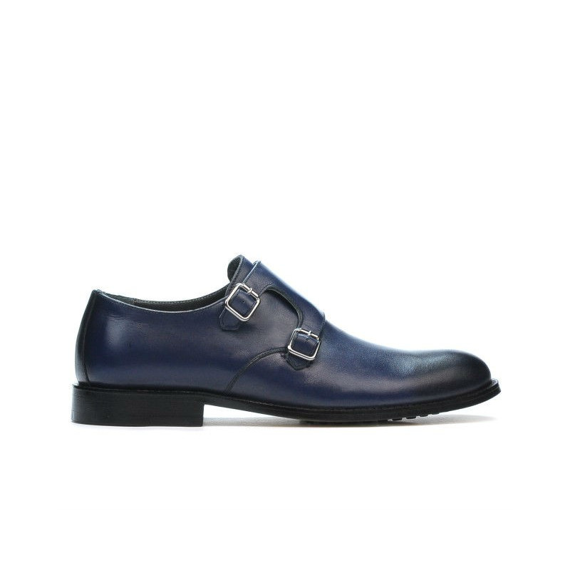 Men stylish, elegant shoes 840 a indigo